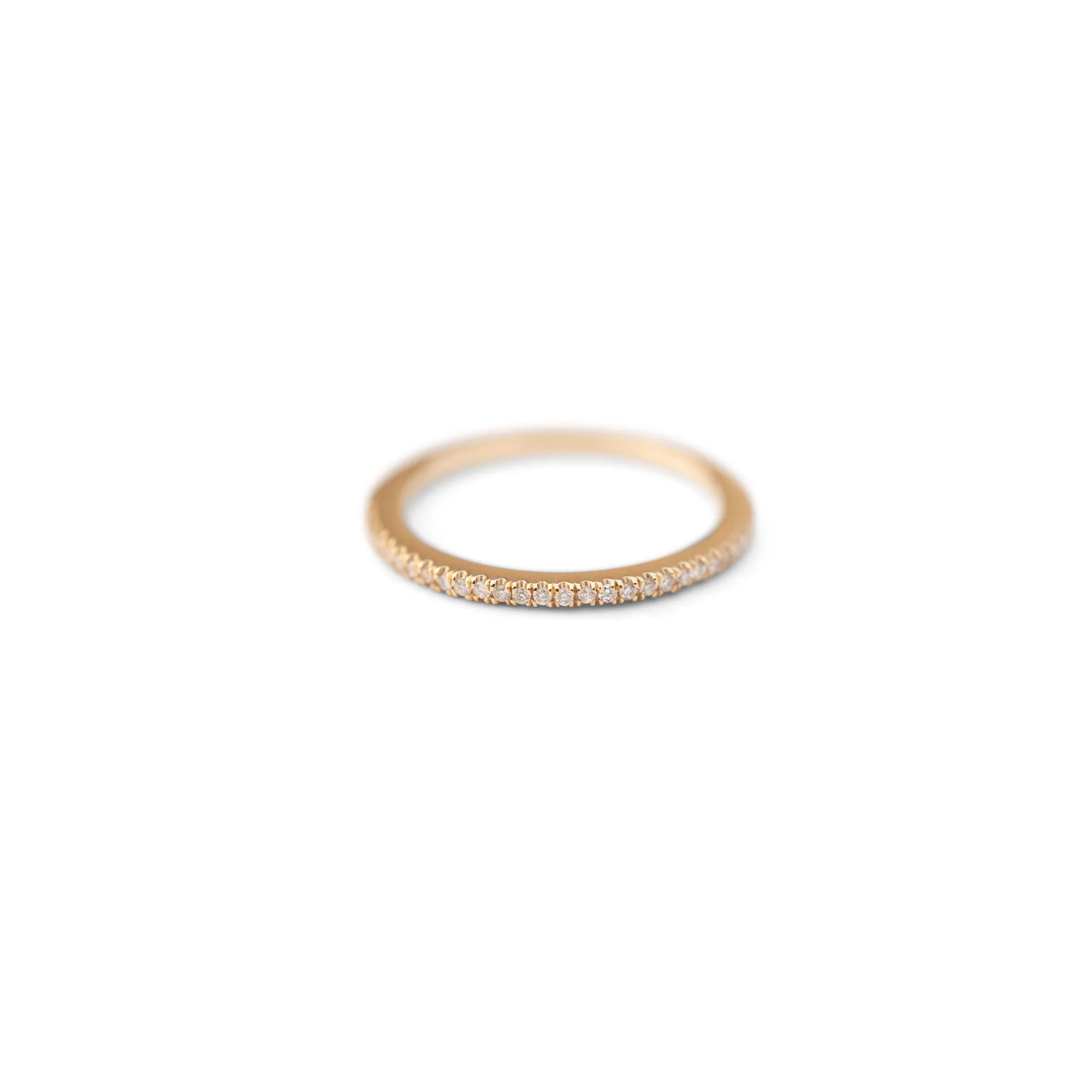 14k Half Eternity Diamond Band | 1/5 CTW
