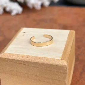14KT Yellow Gold Polished Band Toe Ring
