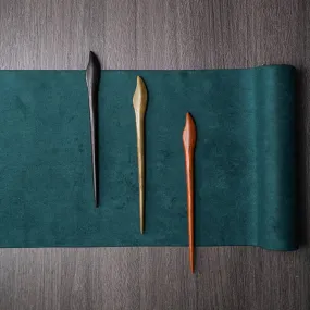 18cm Sandalwood Chinese Hairpin Zan (Shape 2)
