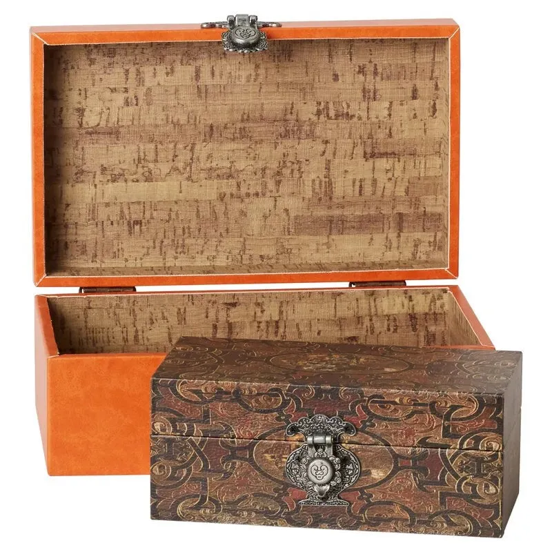2 piece jewelry box set necklace ring watch organizer