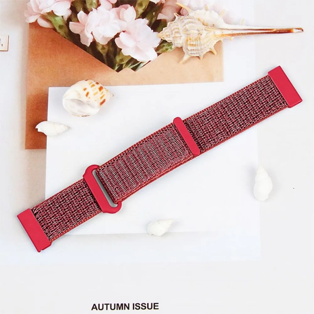 22mm Samsung Galaxy Watch 3 (45mm) / Watch (46mm) / Gear S3 nylon watch strap - Red