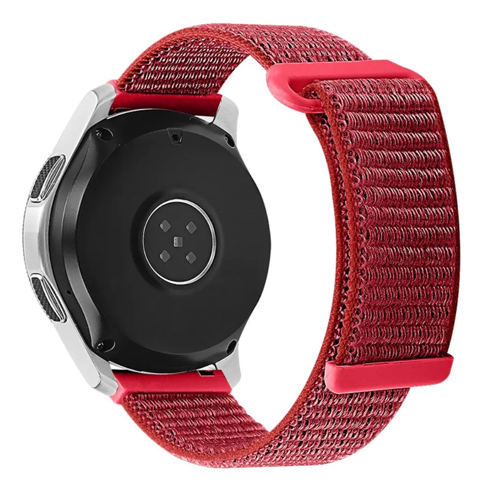 22mm Samsung Galaxy Watch 3 (45mm) / Watch (46mm) / Gear S3 nylon watch strap - Red