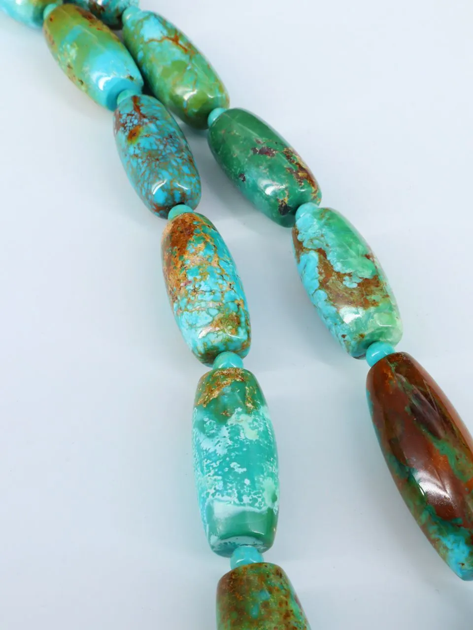 32" Single Strand Turquoise Necklace