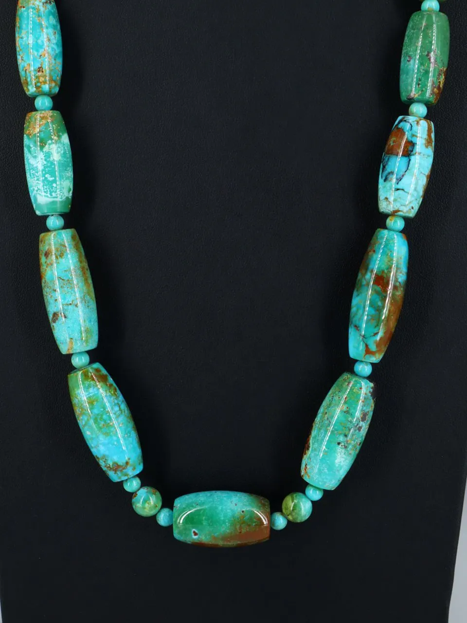 32" Single Strand Turquoise Necklace