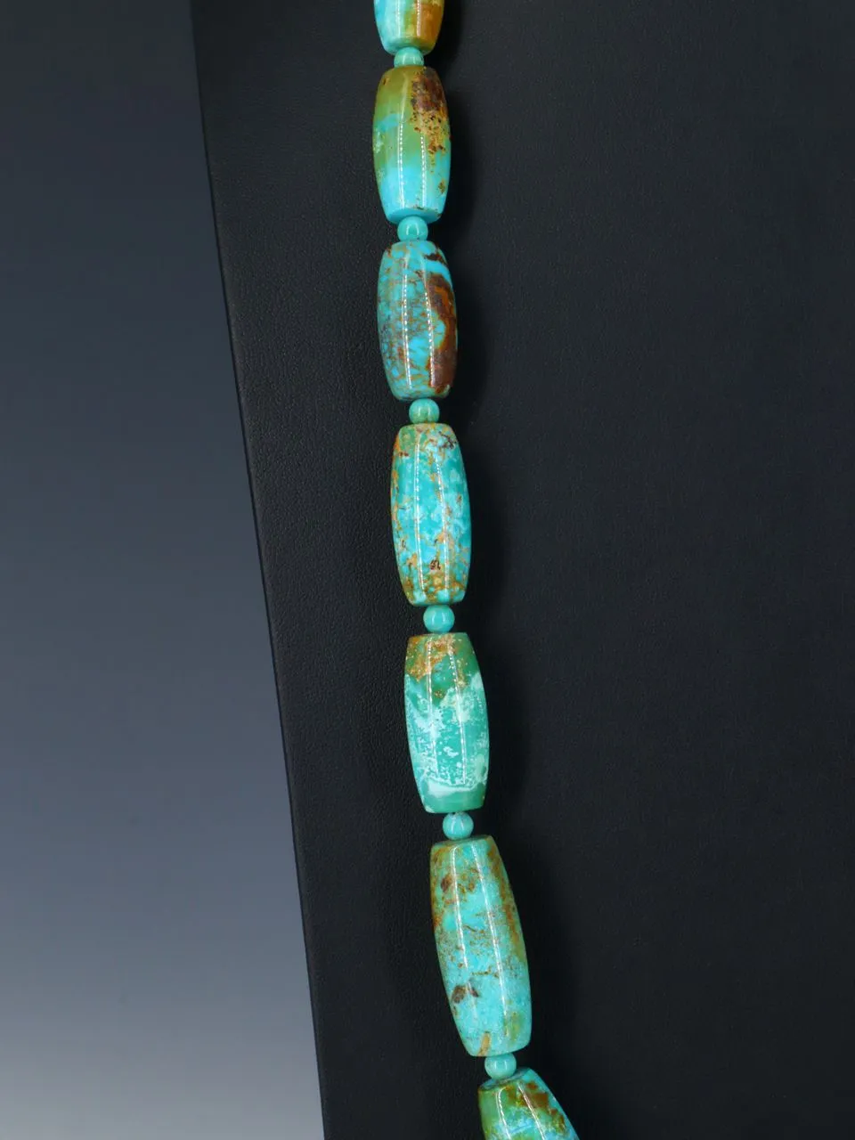 32" Single Strand Turquoise Necklace