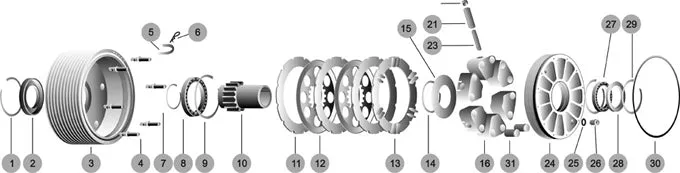 (6) 2-020 SMC Hairpin