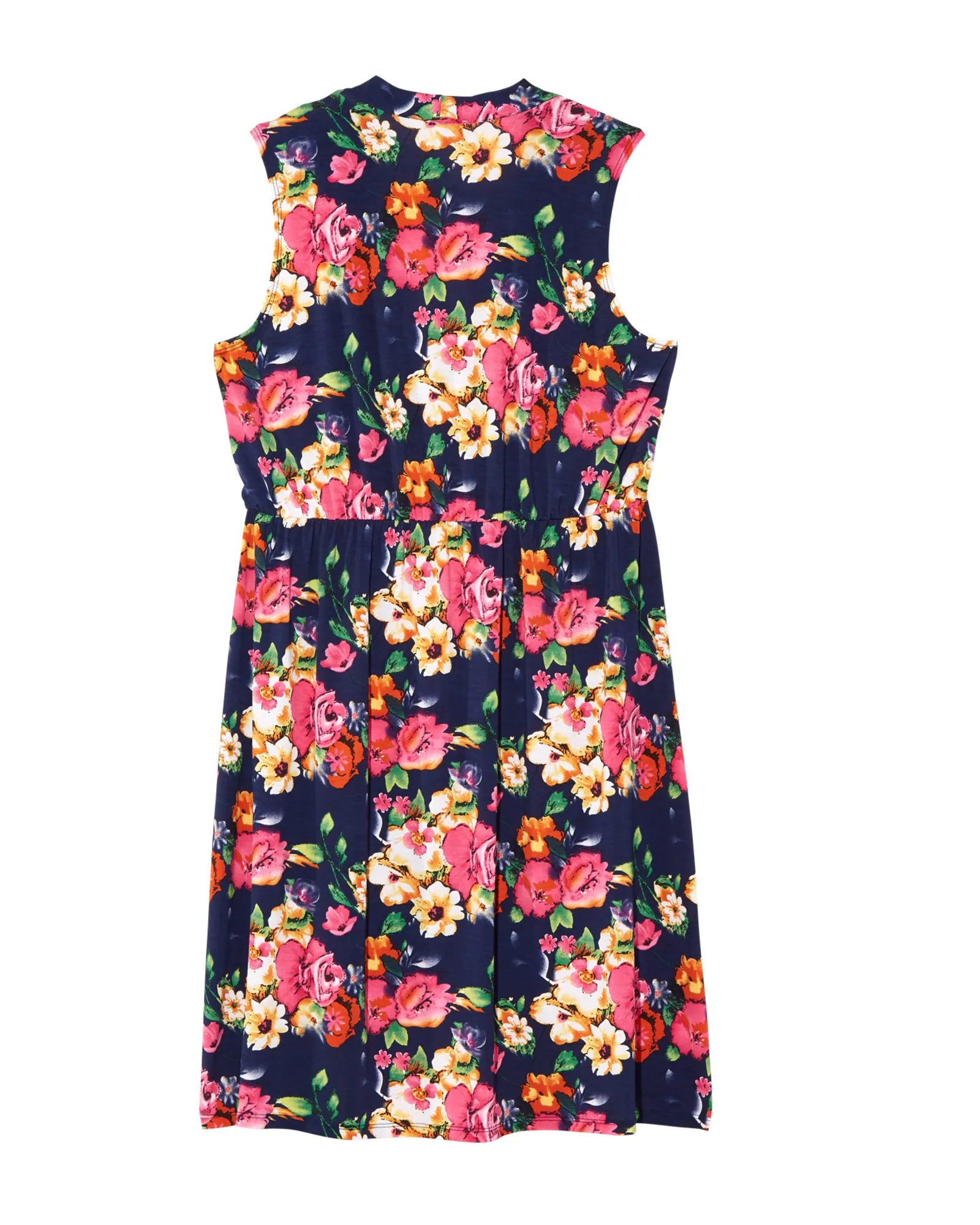 Albizia Cowl Neck Dress | Navy / Red