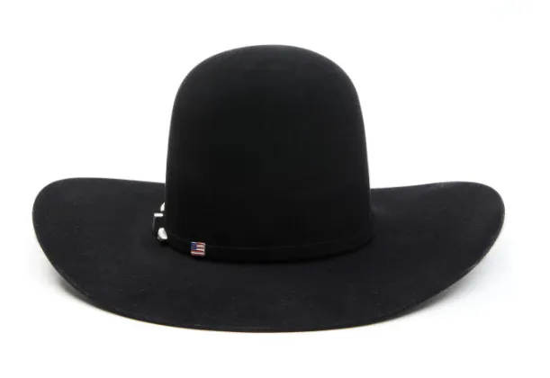 American Hat Company - Open Crown - 7X Black