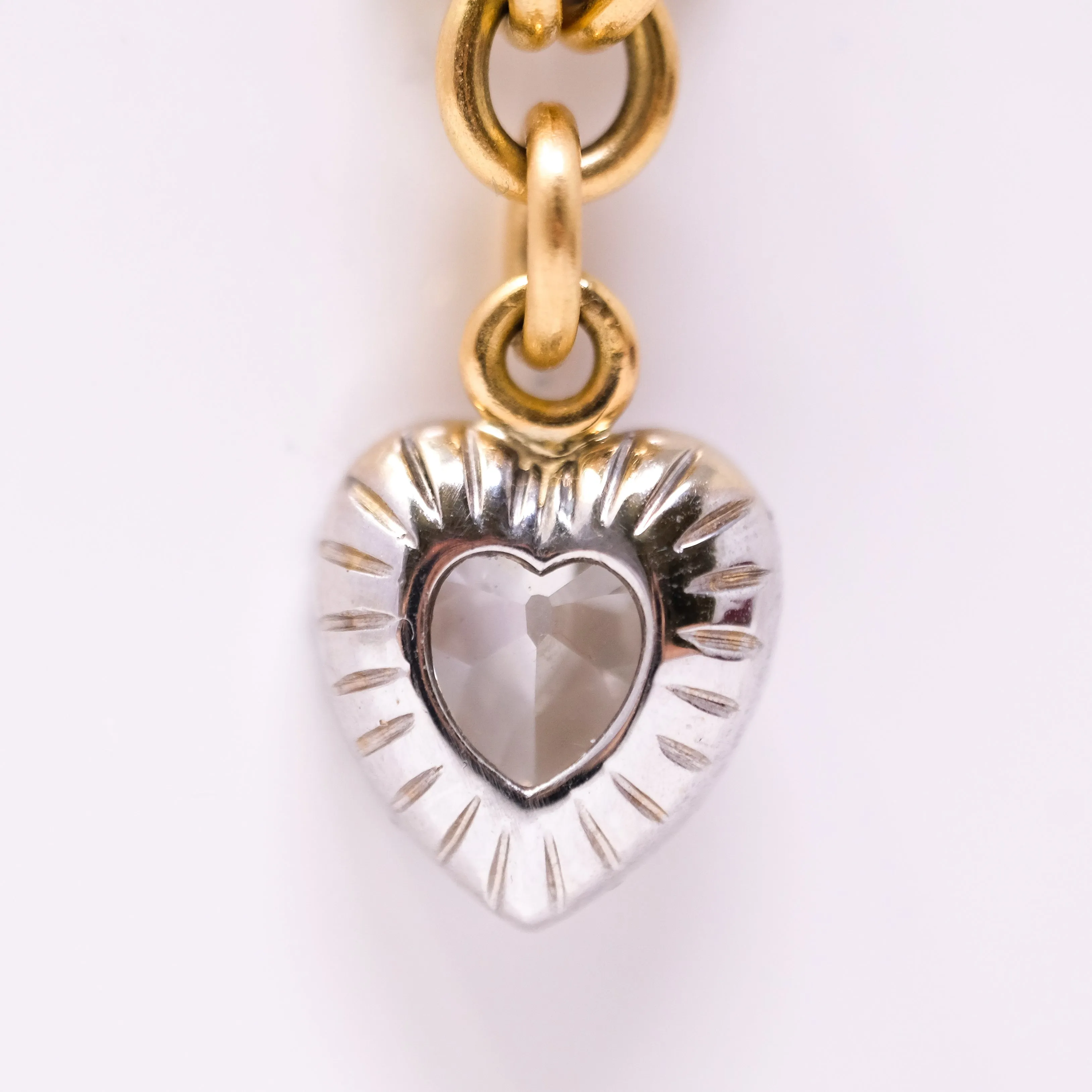 Antique heart necklace