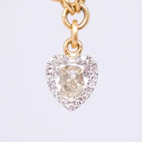 Antique heart necklace