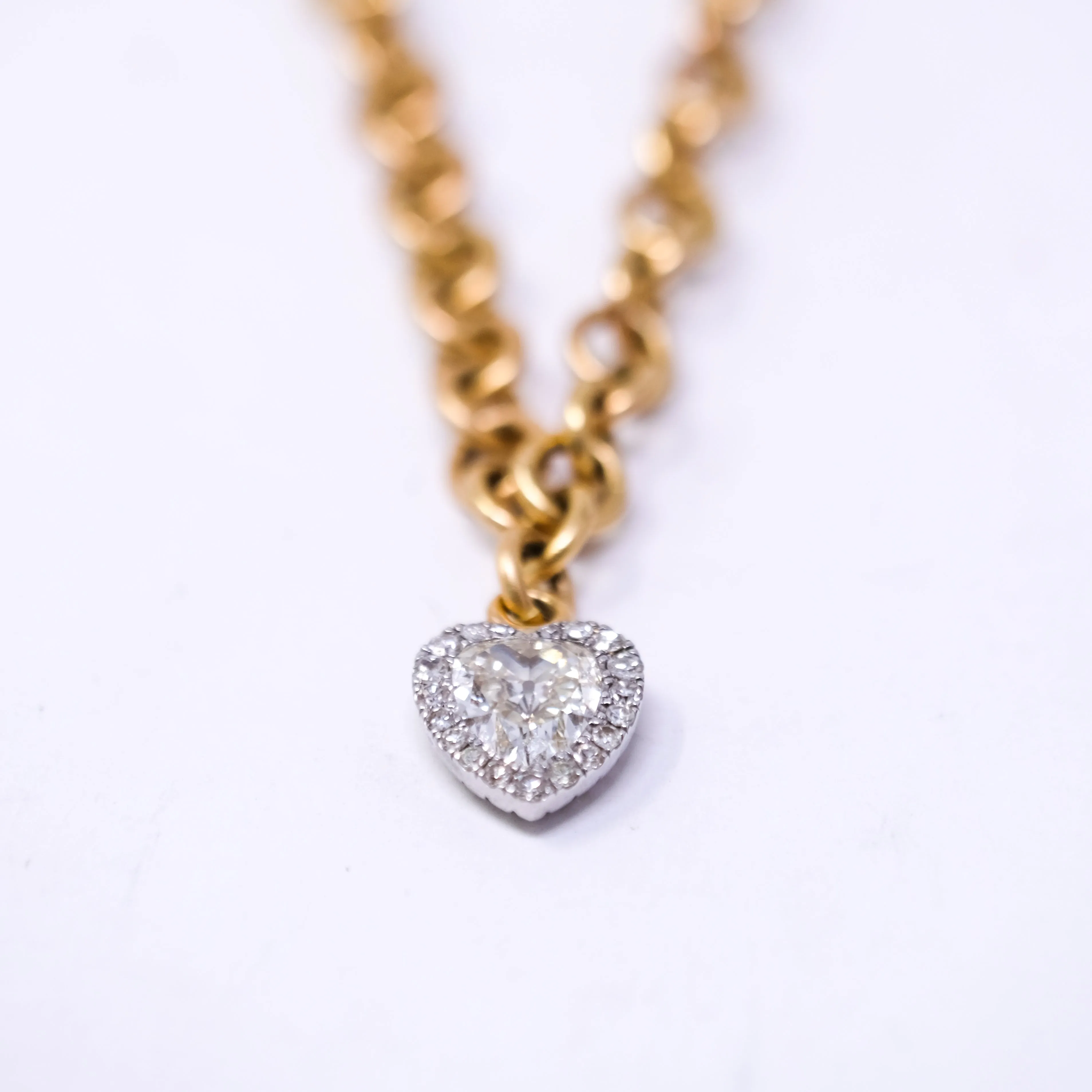 Antique heart necklace