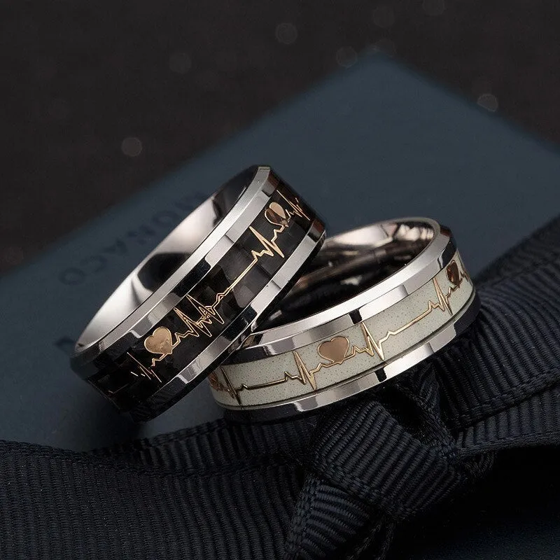 Antonios Heartbeat Ring Men