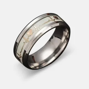 Antonios Heartbeat Ring Men