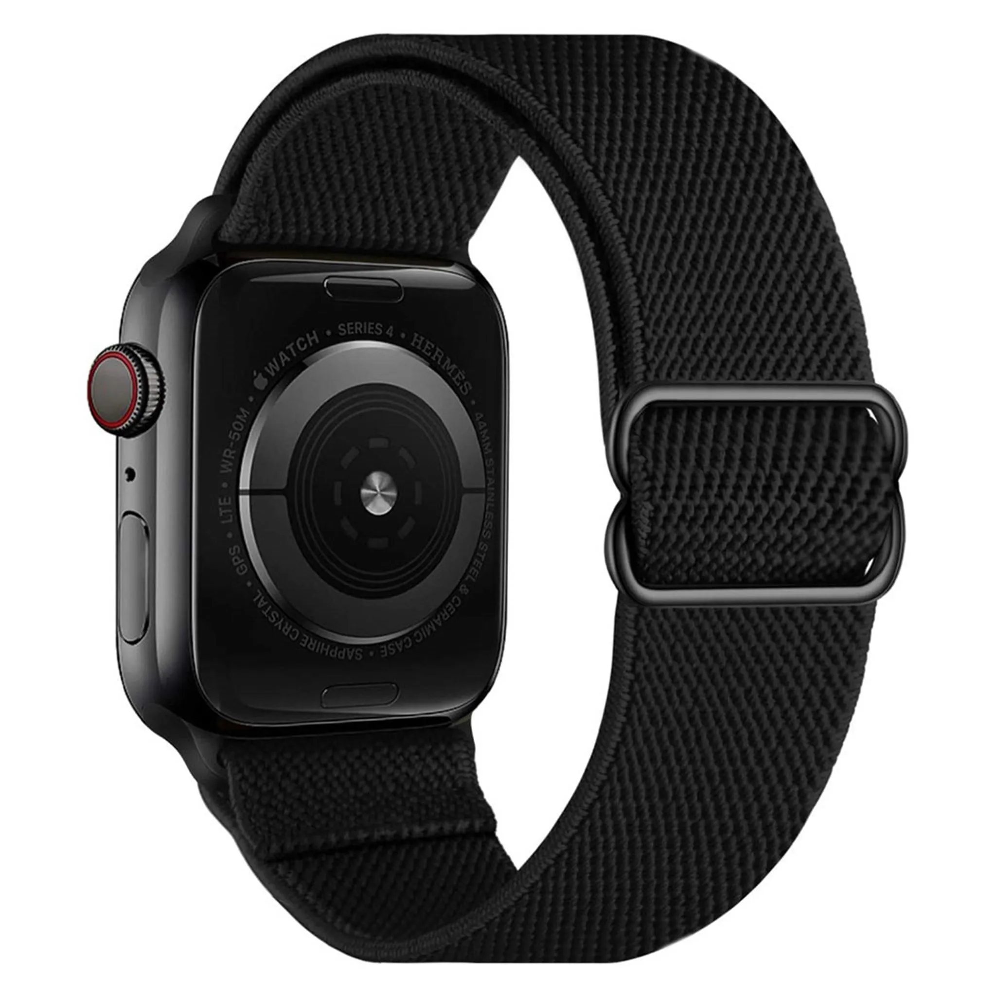 Apple Watch 40mm elastic pattern watch strap - Black