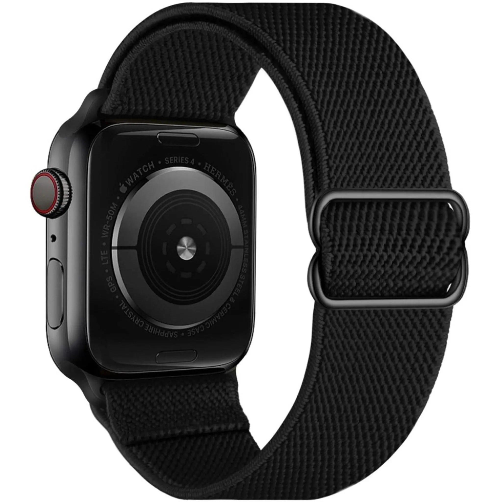 Apple Watch 40mm elastic pattern watch strap - Black