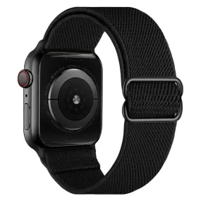 Apple Watch 40mm elastic pattern watch strap - Black