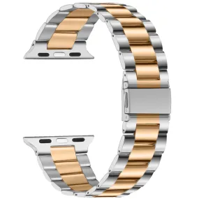 Apple Watch (41mm) stainless steel watch strap - Silver / Gold