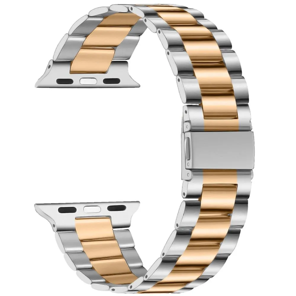 Apple Watch (41mm) stainless steel watch strap - Silver / Gold
