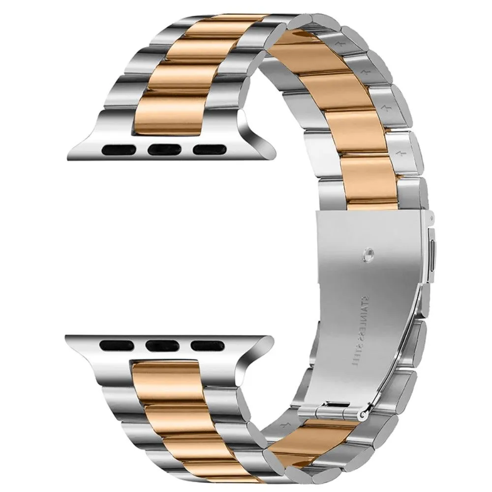 Apple Watch (41mm) stainless steel watch strap - Silver / Gold