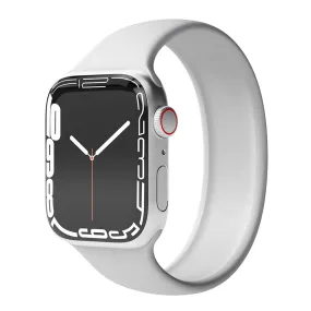 Apple Watch (42/44/SE/45/46/49mm) Vonmählen Solo Loop Small Silikone Rem - Grå