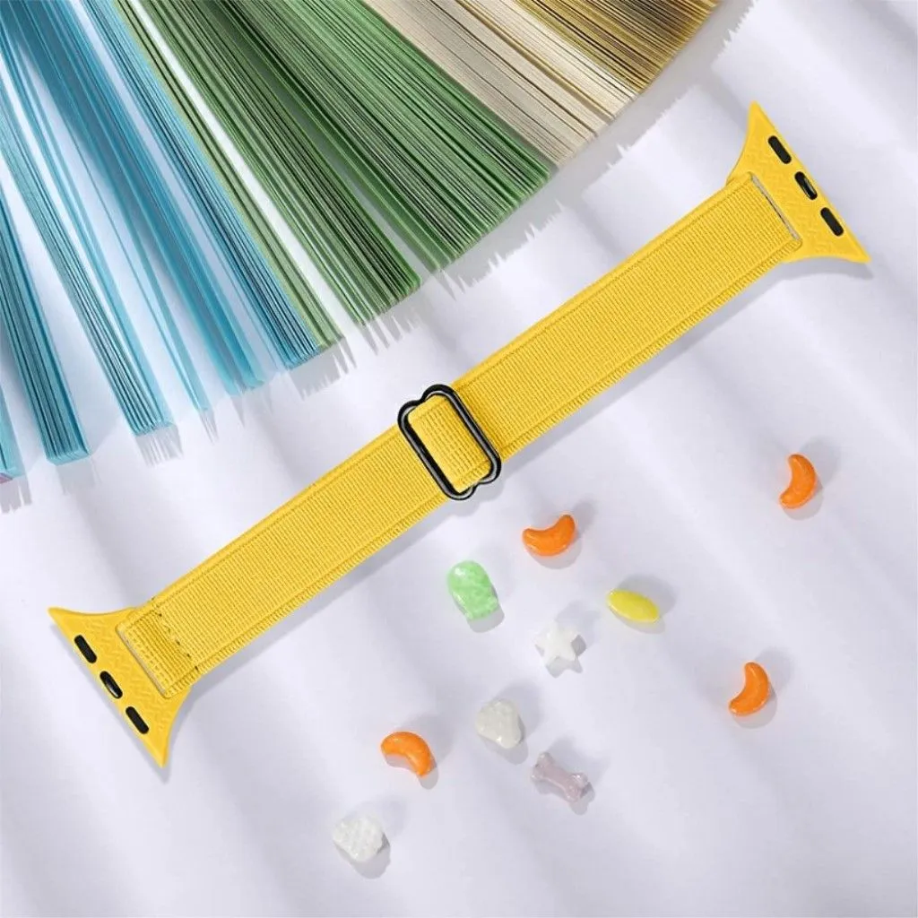 Apple Watch 42mm - 44mm nylon watch strap - Yellow