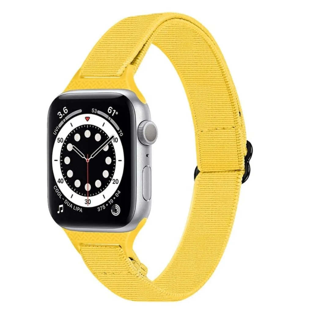Apple Watch 42mm - 44mm nylon watch strap - Yellow