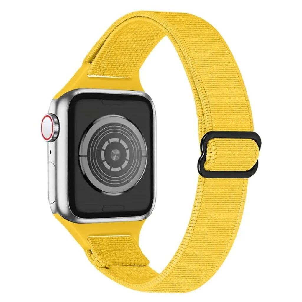 Apple Watch 42mm - 44mm nylon watch strap - Yellow