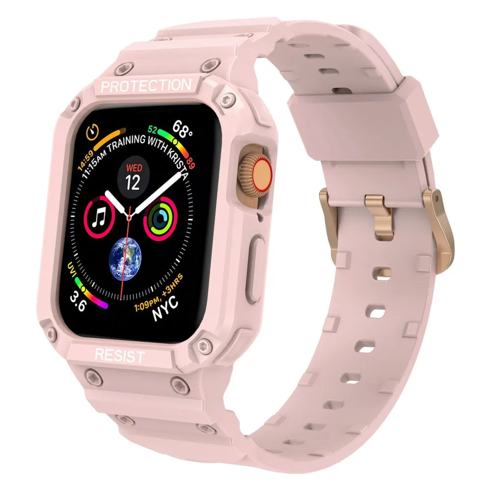 Apple Watch (45mm) integrated cover watch strap - Pink