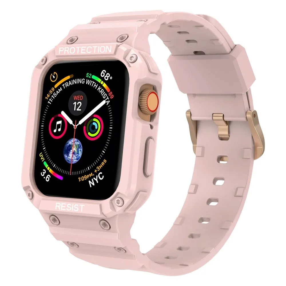 Apple Watch (45mm) integrated cover watch strap - Pink
