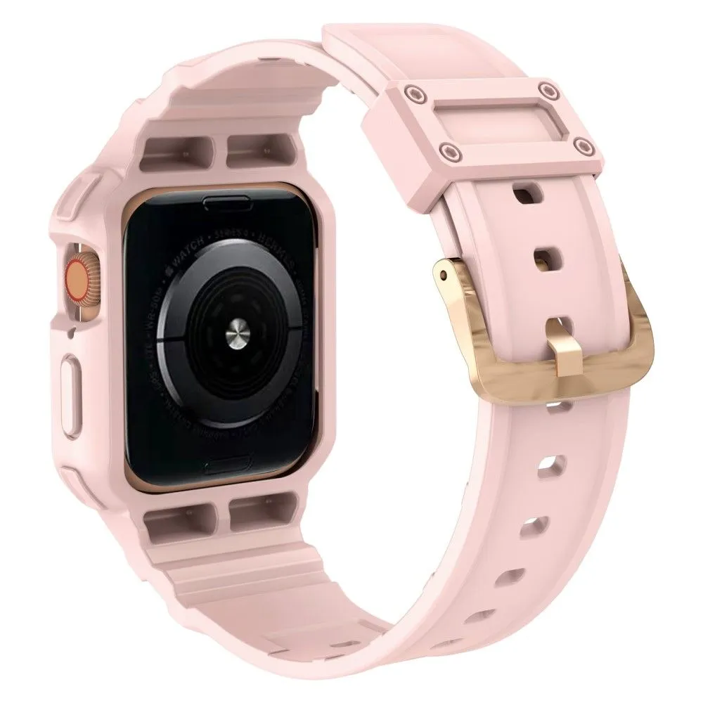 Apple Watch (45mm) integrated cover watch strap - Pink