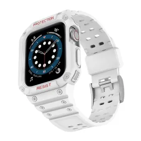 Apple Watch (45mm) TPU watch strap - White / White