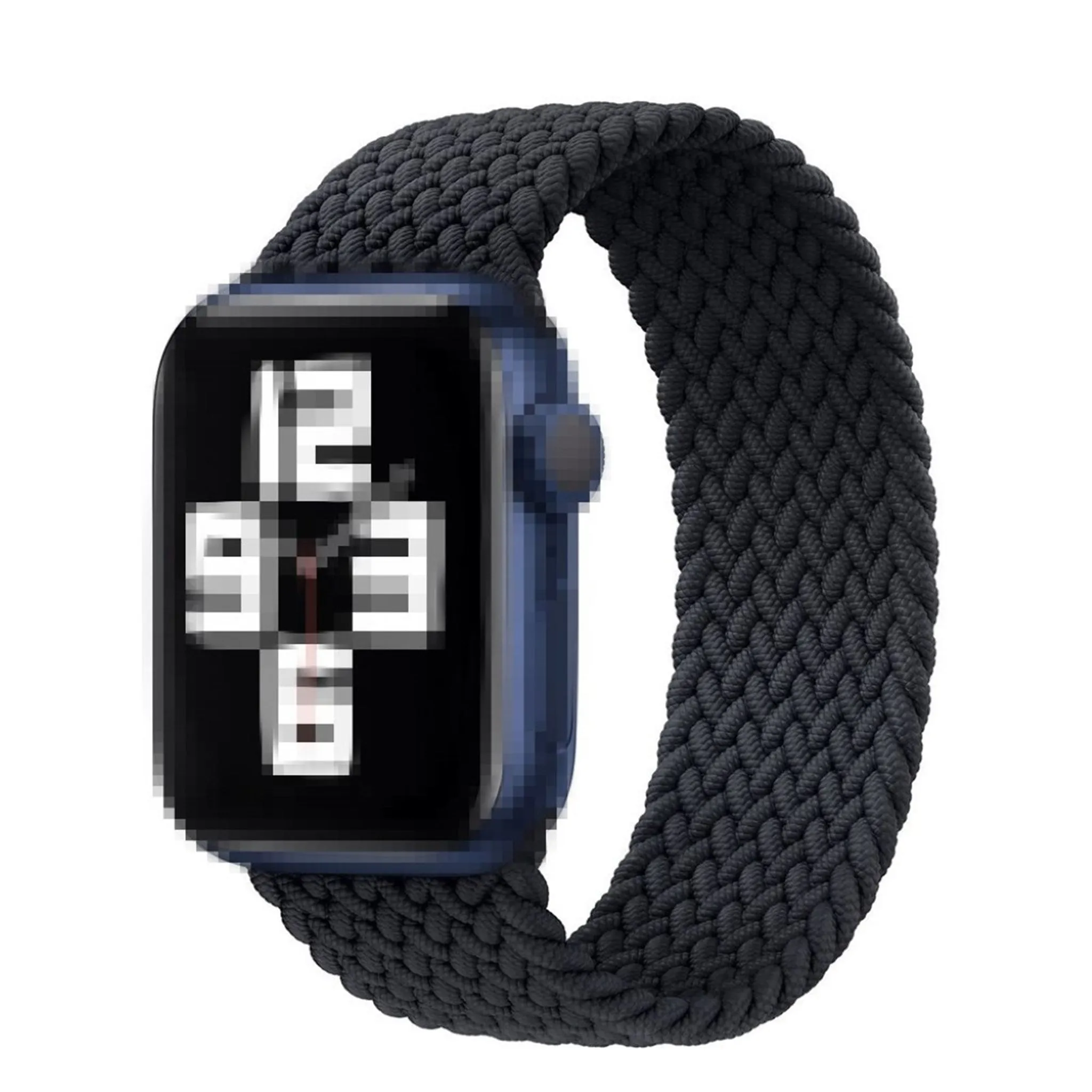 Apple Watch Series 6 / 5 44mm nylon watch band - Black / Size: L