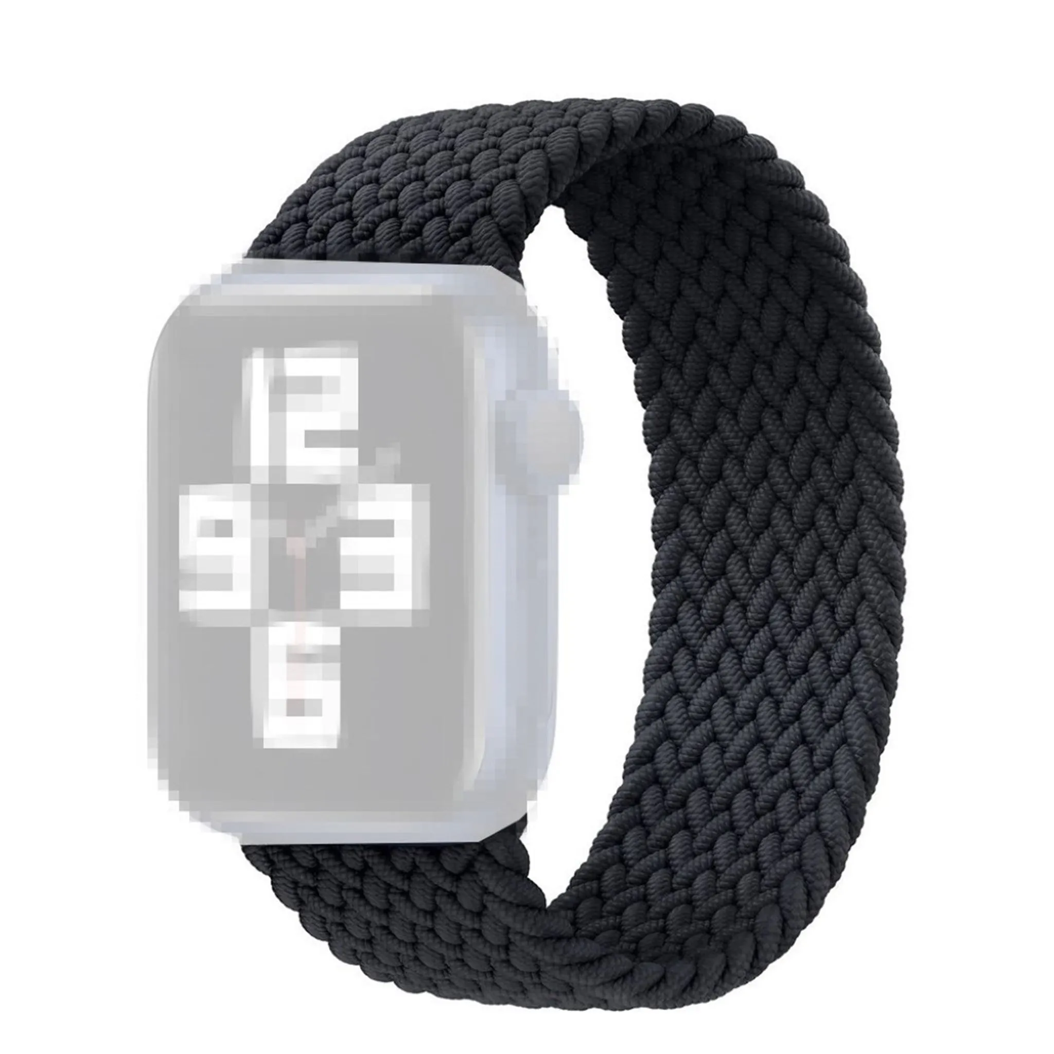 Apple Watch Series 6 / 5 44mm nylon watch band - Black / Size: L