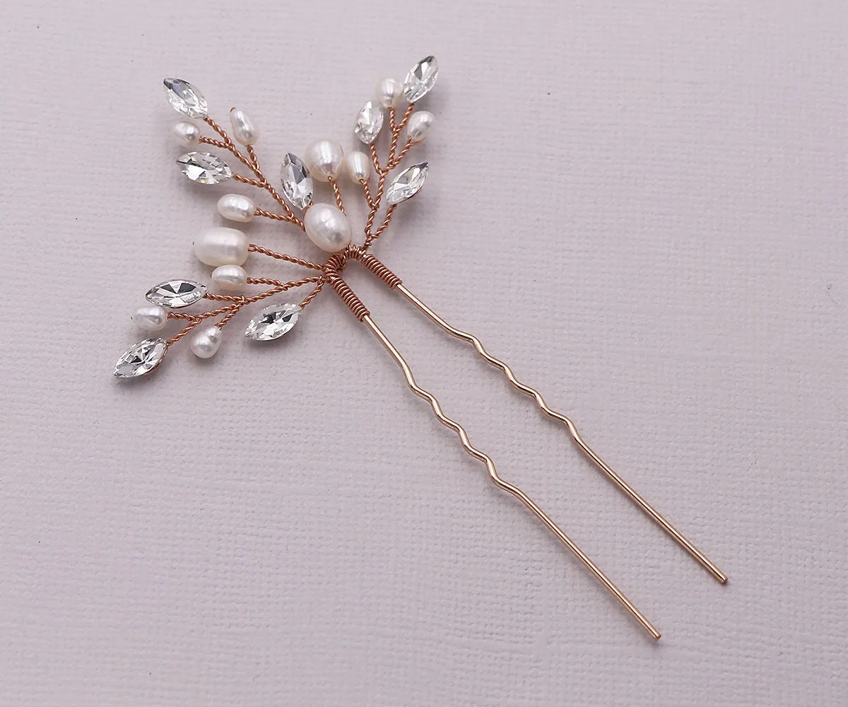 Aryana Pearl Hairpin Set of 3