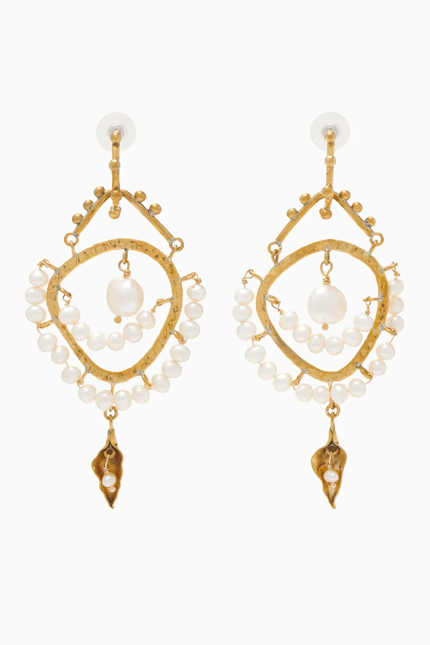 Beaded Chandelier Earring