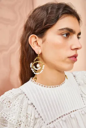 Beaded Chandelier Earring