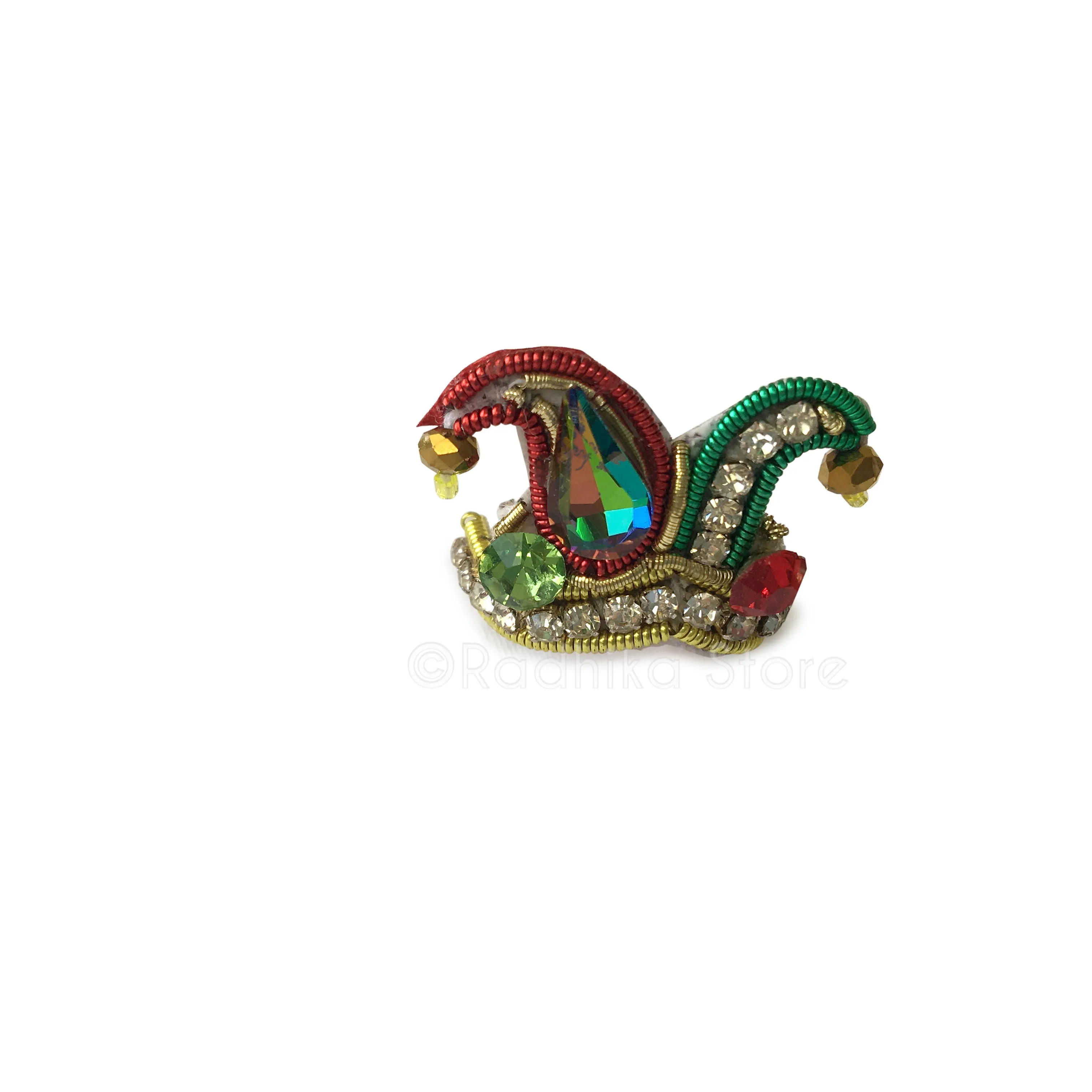Bedazzling Chandrika Rhinestone Crown Set