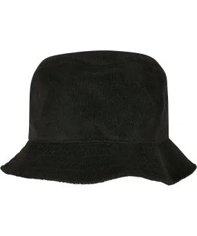 Black - Frottee bucket hat (5003FB)