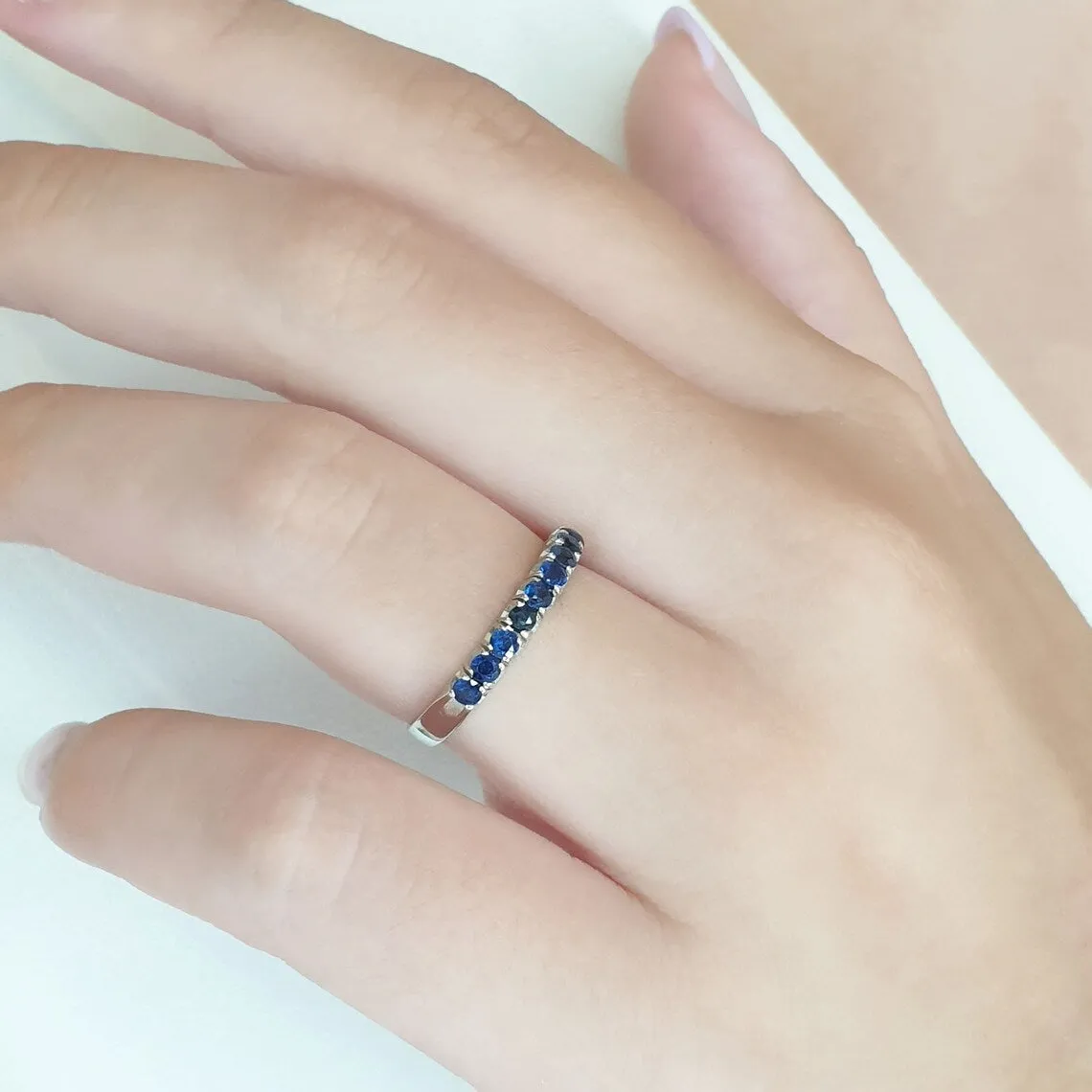 Blue Sapphire Ring Gold