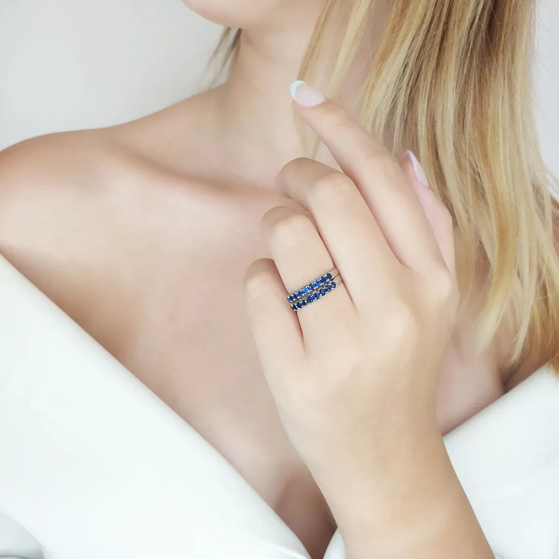 Blue Sapphire Ring Gold