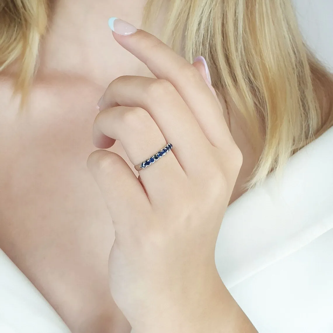 Blue Sapphire Ring Gold