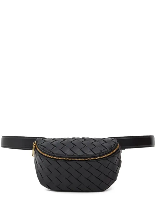 Bottega Veneta   Padded Intrecciato leather belt beg 
