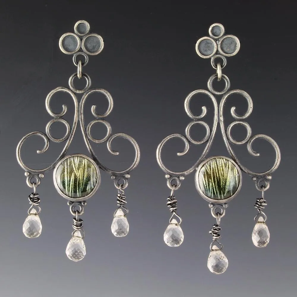 Bubble Chandelier with Diamonds