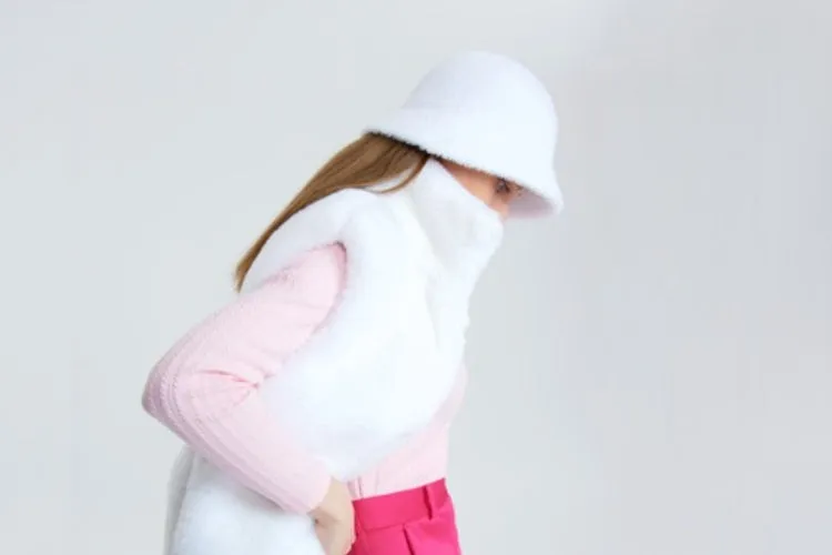 Cellty Golf Soft Fur Golf Bucket Hat