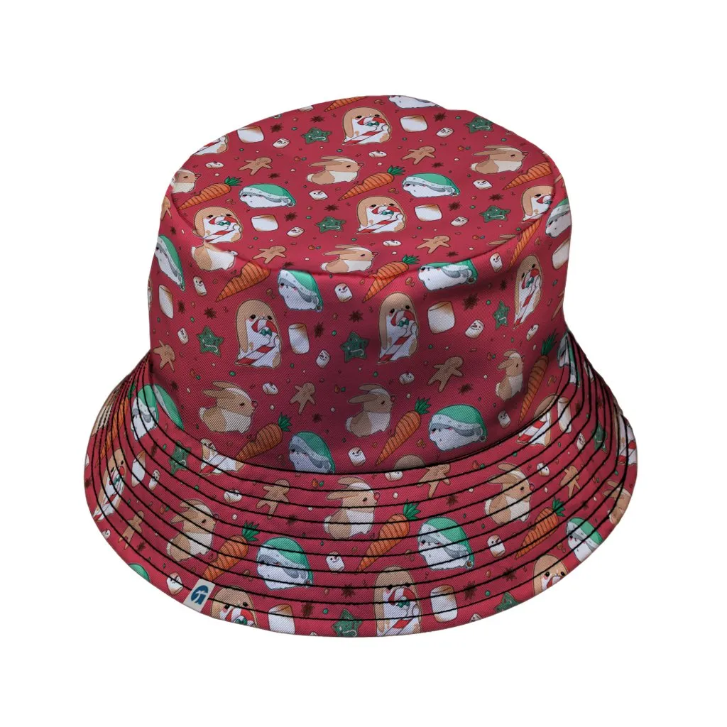 Cinnamon Anime Bunnies Bucket Hat