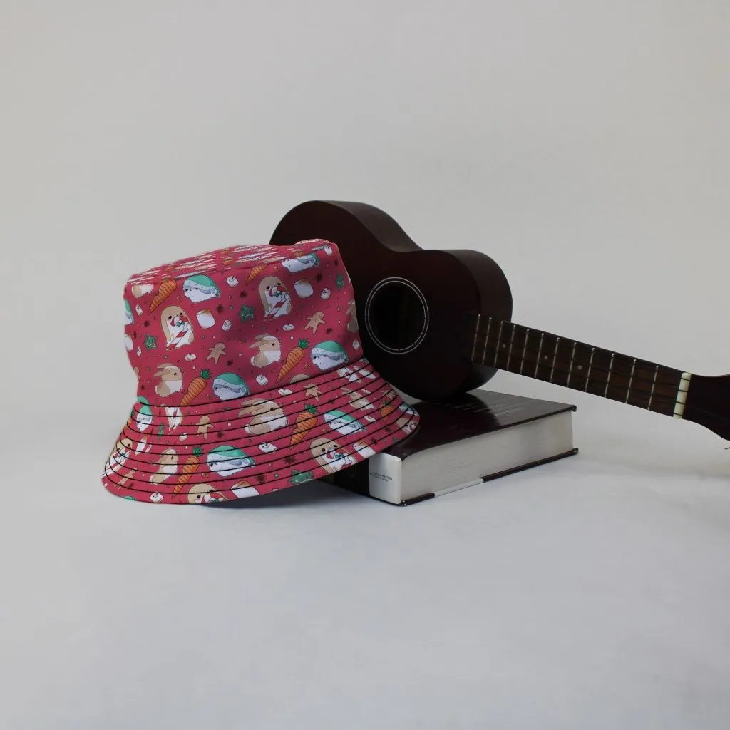 Cinnamon Anime Bunnies Bucket Hat