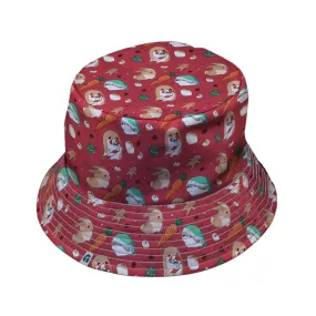 Cinnamon Anime Bunnies Bucket Hat
