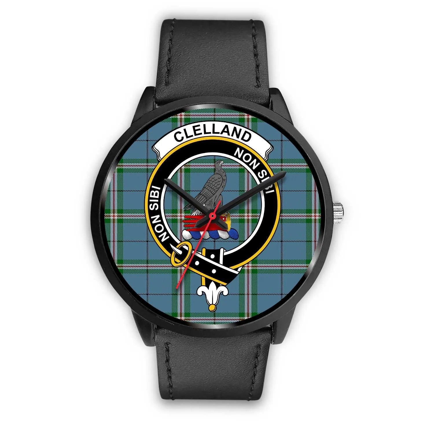 Clelland Clan Badge Tartan Black Watch