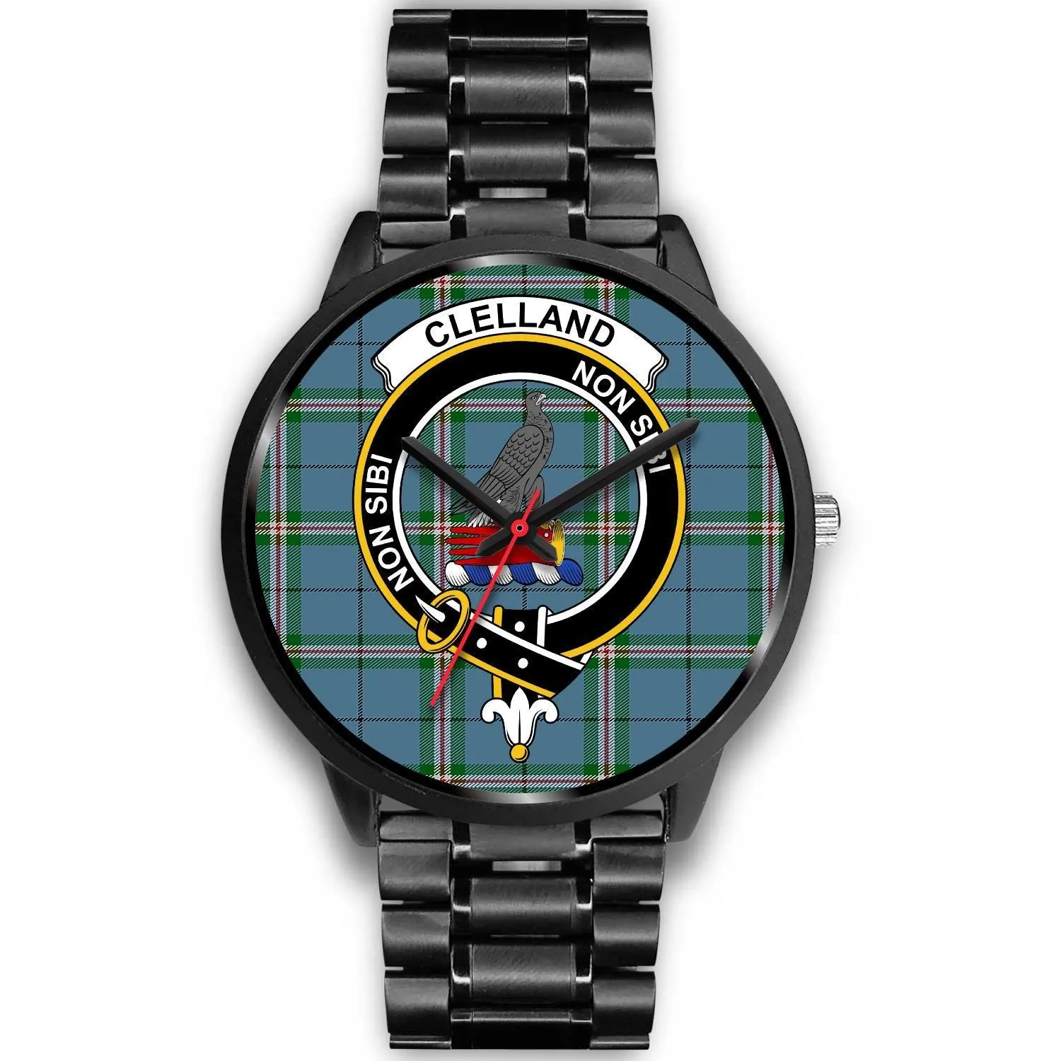 Clelland Clan Badge Tartan Black Watch