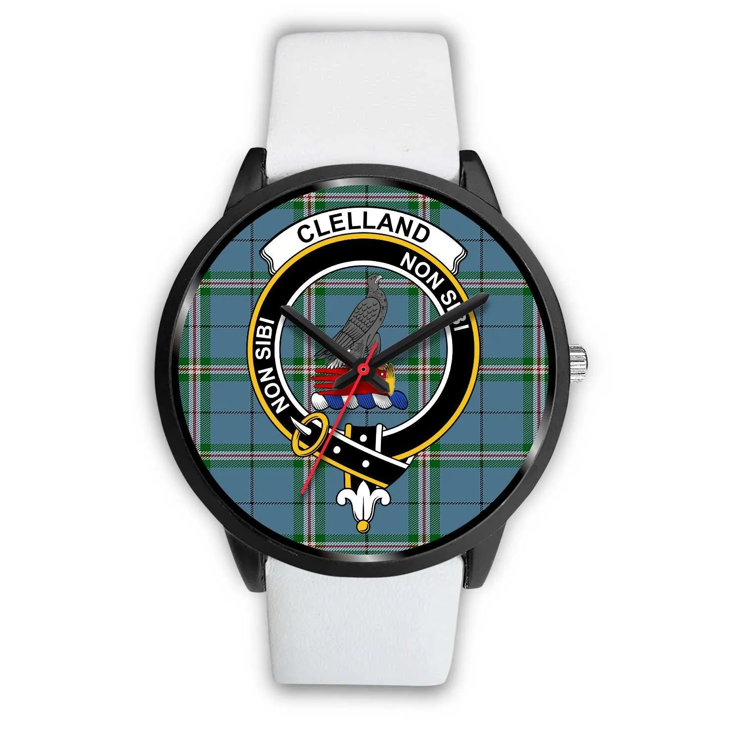 Clelland Clan Badge Tartan Black Watch
